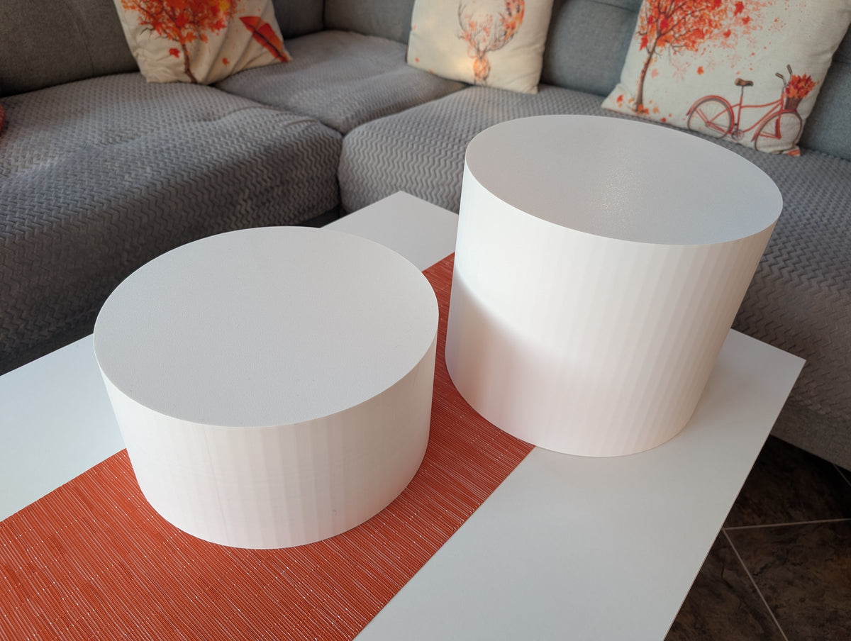 Low Round Plinths