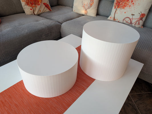 Low Round Plinths